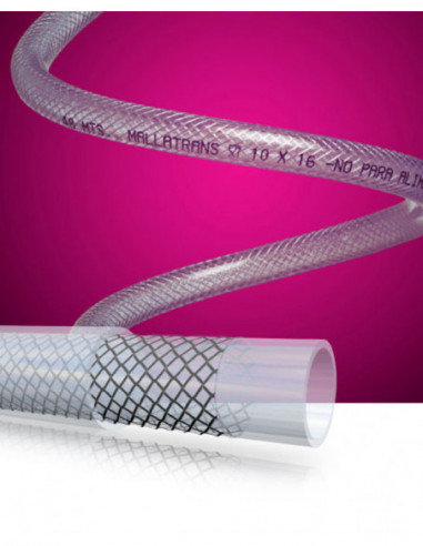 MANGUERA TUBO CRISTAL 6X12 REFORZADA