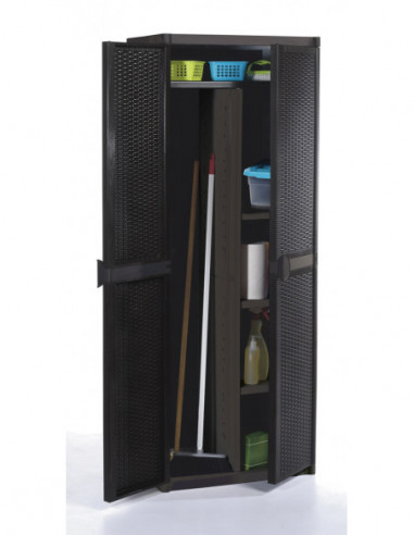 ARMARIO RESINA 4B C/ESC RATAN