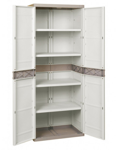 ARMARIO RESINA 2 PUERTAS 4 BAL