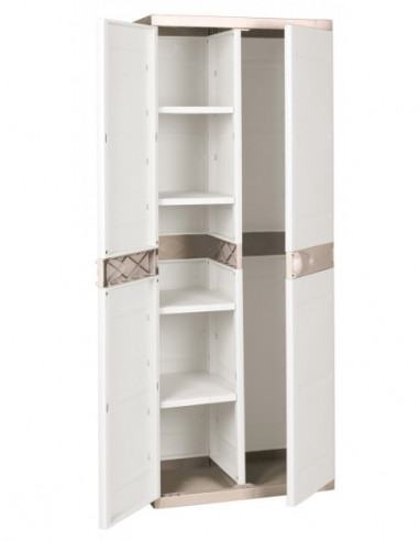 ARMARIO RESINA 2 P C/ESCOBERO