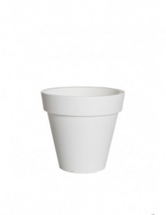 MACETERO RESINA ALEX LED MANDO