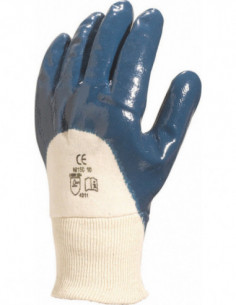 GUANTE NITRILO PUÑO ELASTICO 2