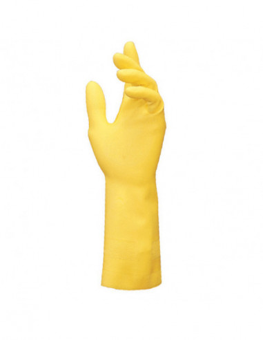 GUANTE LATEX INDUS FLOC AMARIL