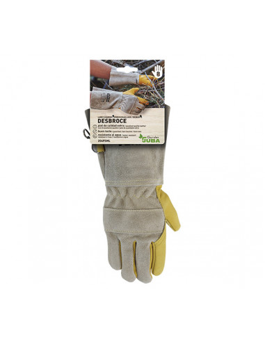 GUANTE CUERO MANGUITO FORESTAL