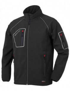 CHAQUETA SOFTSHELL 4B NEGRA 2