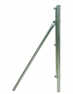 POSTE PRINCIPIO GALVANIZ 48MM 2